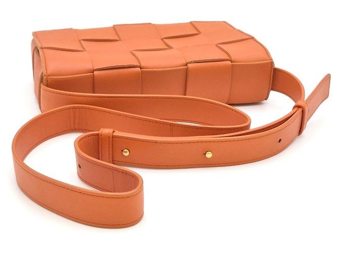 Bottega Veneta Borsa Cassette Arancione - vista 14