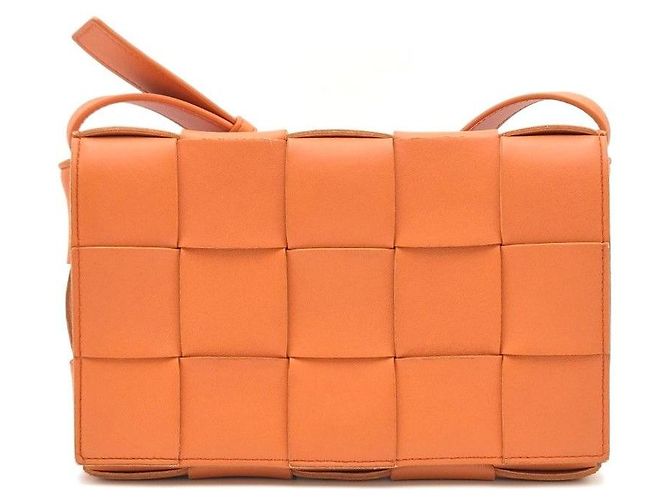 Bottega Veneta Borsa Cassette Arancione - vista 4