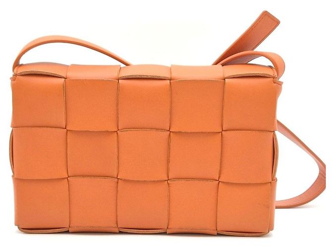 Bottega Veneta Borsa Cassette Arancione - vista 6