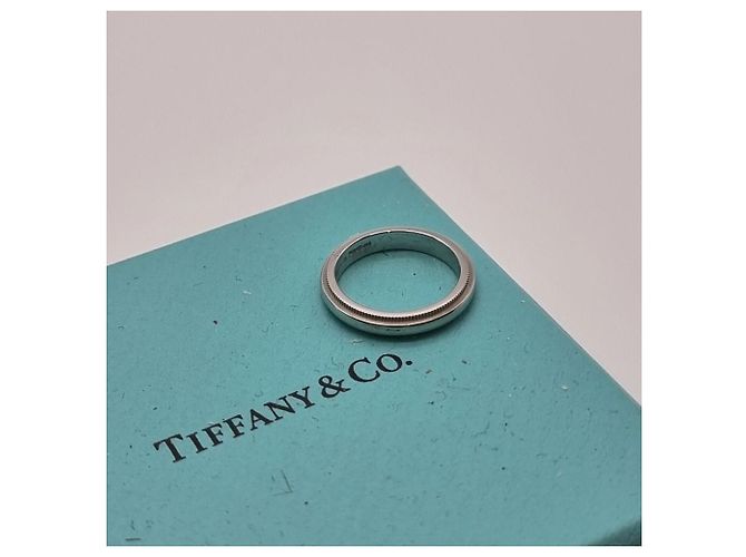 Tiffany & Co Milgrain-Platinring - Ansicht 8