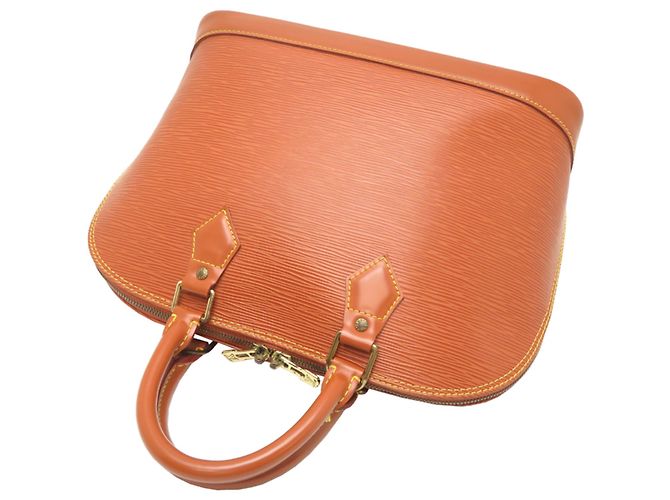 Borsa Louis Vuitton Alma Marrone - vista 4