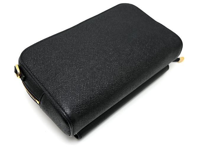 Borsa a Spalla Caro Double Christian Dior Nero - vista 4