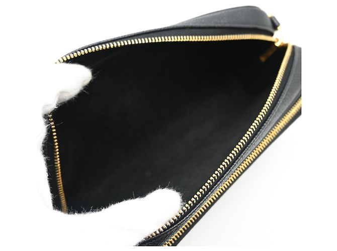 Borsa a Spalla Caro Double Christian Dior Nero - vista 6