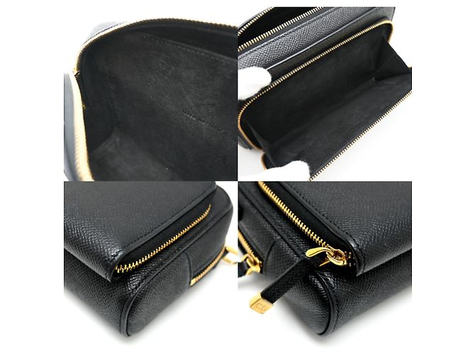 Borsa a Spalla Caro Double Christian Dior Nero - vista 7