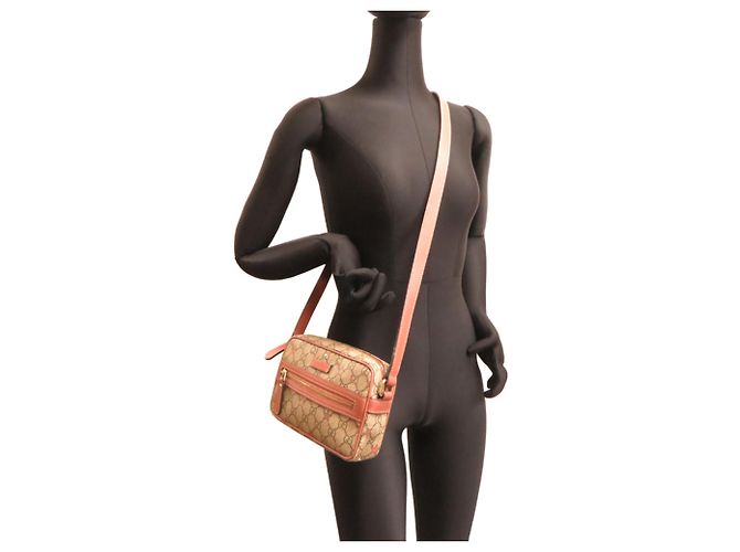 Borsa a tracolla da donna Gucci 201447 Grigio - vista 9