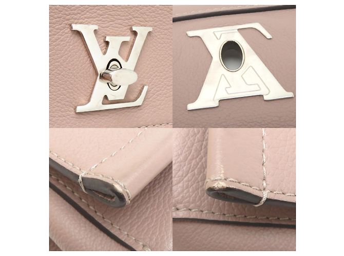 Borsa Louis Vuitton Lockme 2 BB Beige - vista 10