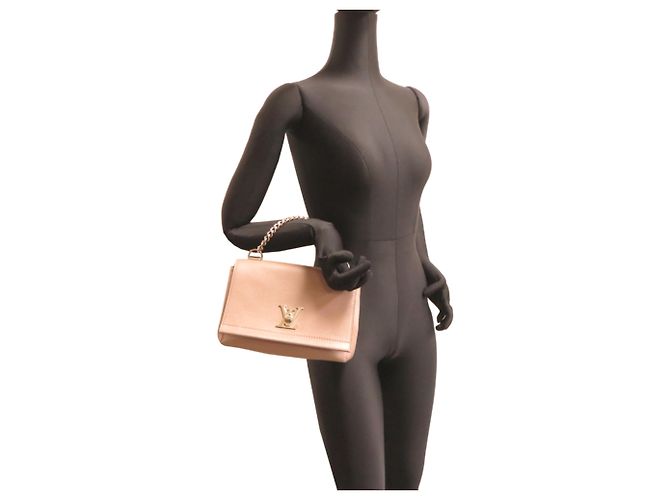 Borsa Louis Vuitton Lockme 2 BB Beige - vista 8