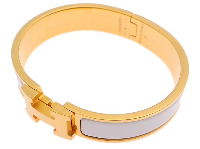 Hermès Bracciale in smalto Hermes Click H #ST da donna - vista 2