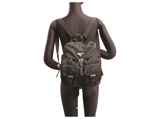 Mini zaino Prada da donna Nero - vista 9