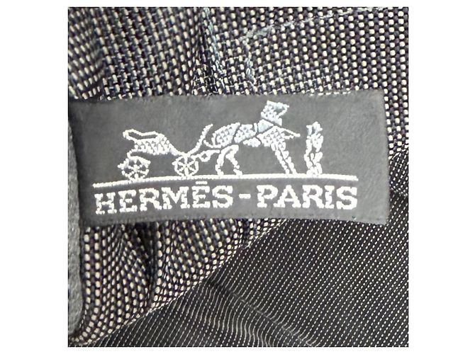 Hermès Borsa Hermes Herline Tote GM in grigio Marrone - vista 10