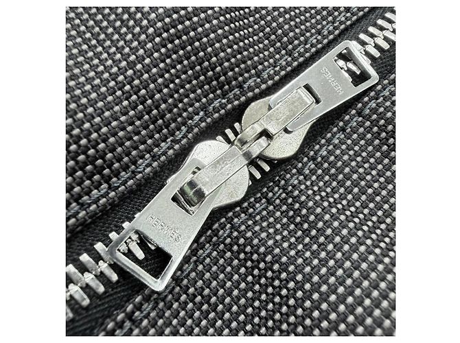 Hermès Borsa Hermes Herline Tote GM in grigio Marrone - vista 9