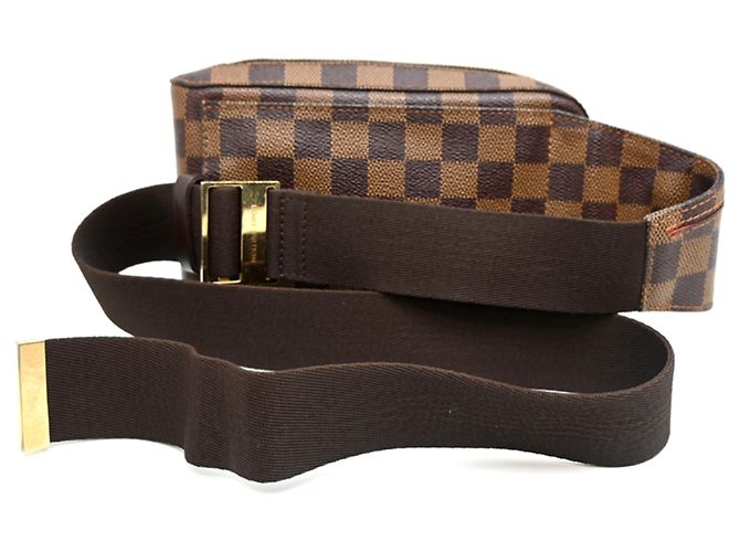 Borsa a tracolla Louis Vuitton Geronimos Marrone - vista 2