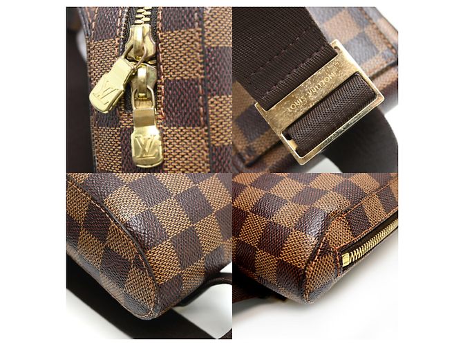 Borsa a tracolla Louis Vuitton Geronimos Marrone - vista 7