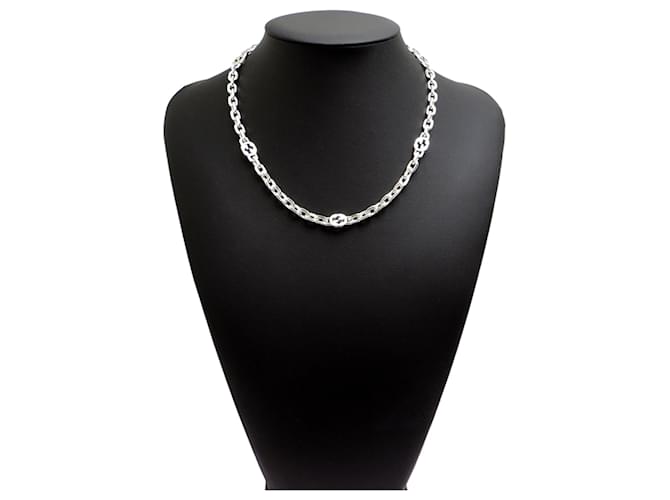 Collana a catena Gucci Interlocking G - vista 7