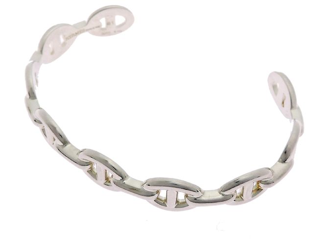 Hermès Bracciale Chaine d'Ancre Enchainee in argento sterling Hermes - vista 2