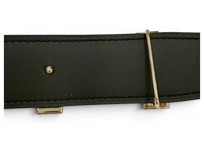 Hermès Hermes Constance Reversible Belt Black Khaki - view 6