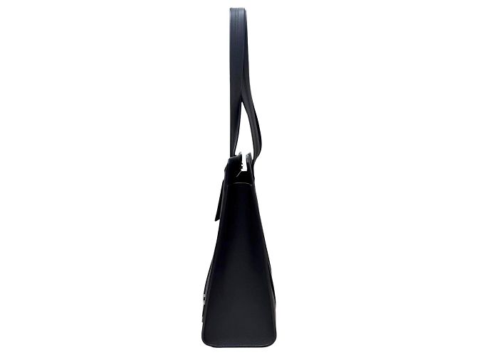 Borsa Tote in pelle Louis Vuitton Aerogram Nero - vista 4