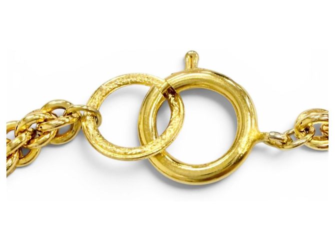 Collana a catena lunga Chanel Vintage GP Coco Mark D'oro - vista 7