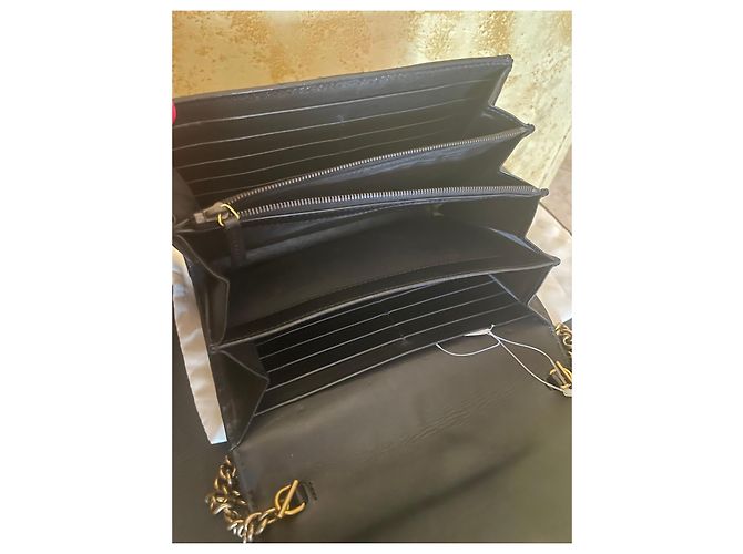 Gucci Marmont Borsa a Tracolla in Pelle Nera Nero - vista 10