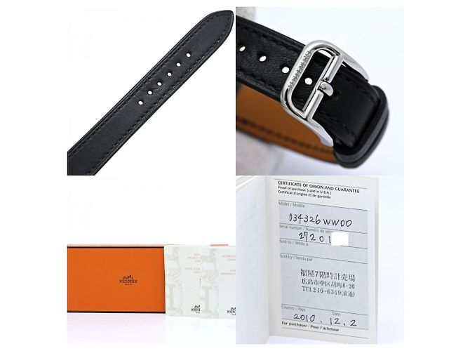 Hermès Hermes Cape Cod Tonneau Damenuhr - Ansicht 11