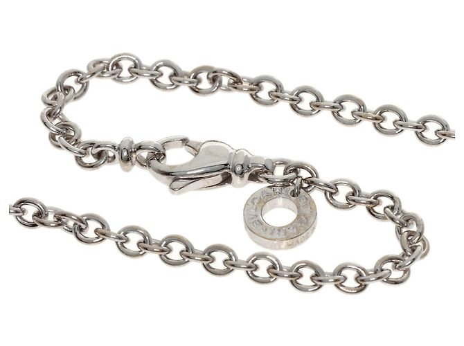 Bulgari Collana a catena in oro bianco 18K Bvlgari - vista 3