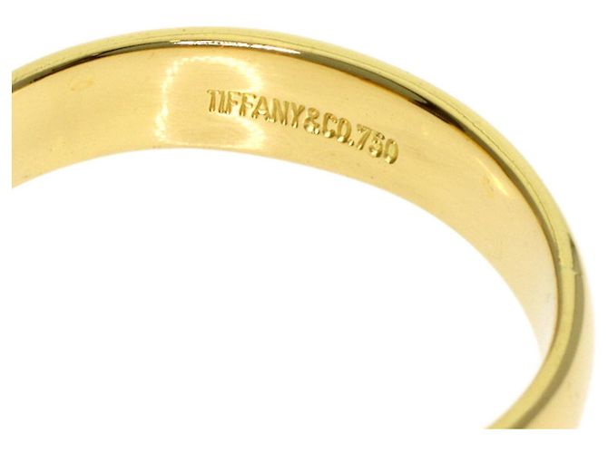 Anello stacking Tiffany & Co. in oro giallo 18K con zaffiri - vista 5