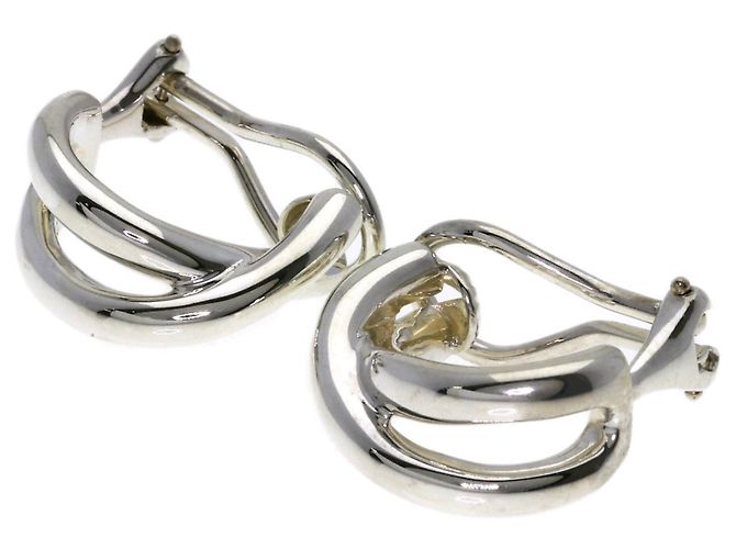 Orecchini a croce in argento Tiffany & Co. Paloma Picasso - vista 2