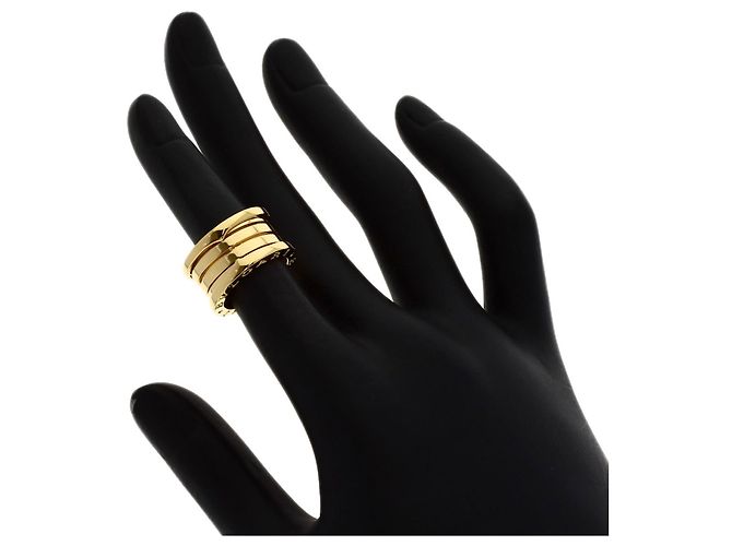 Bulgari Anello Bvlgari B-zero1 a 4 bande in oro giallo 18K - vista 5
