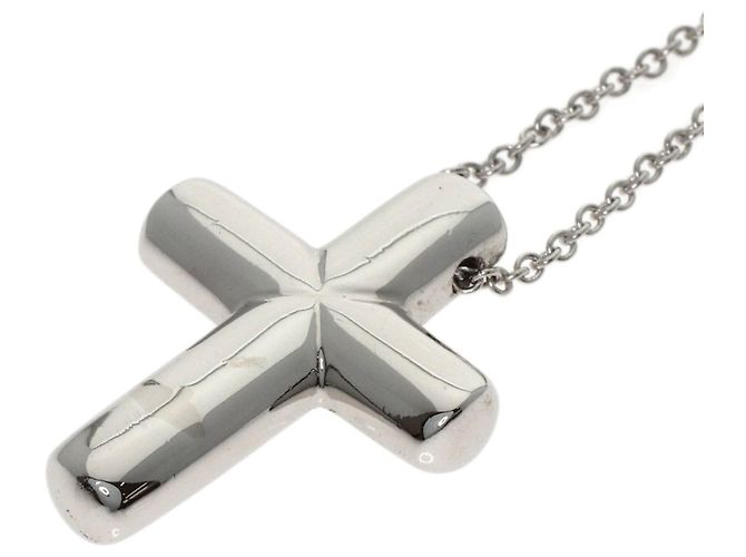Collana Dots Cross in Diamante Tiffany & Co. - vista 5