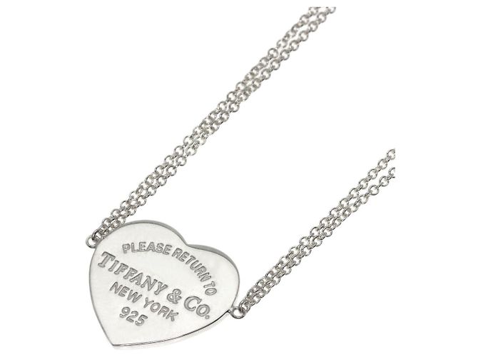 Return to Tiffany Bracciale a doppia catena con pendente Return to Heart di Tiffany & Co. - vista 2