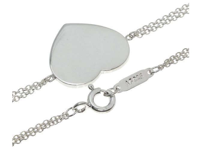 Return to Tiffany Bracciale a doppia catena con pendente Return to Heart di Tiffany & Co. - vista 3