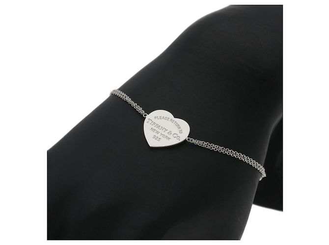 Return to Tiffany Bracciale a doppia catena con pendente Return to Heart di Tiffany & Co. - vista 5