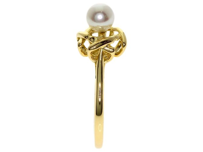 Tiffany & Co. Perlenring aus 18K Gelbgold - Ansicht 3