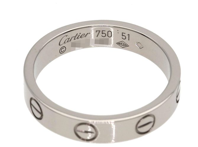 Cartier Mini Love Ring aus 18K Weißgold - Ansicht 4