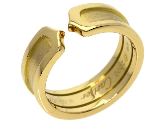 Anello C2 di Cartier in oro giallo 18K - vista 2