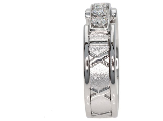 Tiffany & Co. Atlas Diamantring aus 18K Weißgold - Ansicht 3