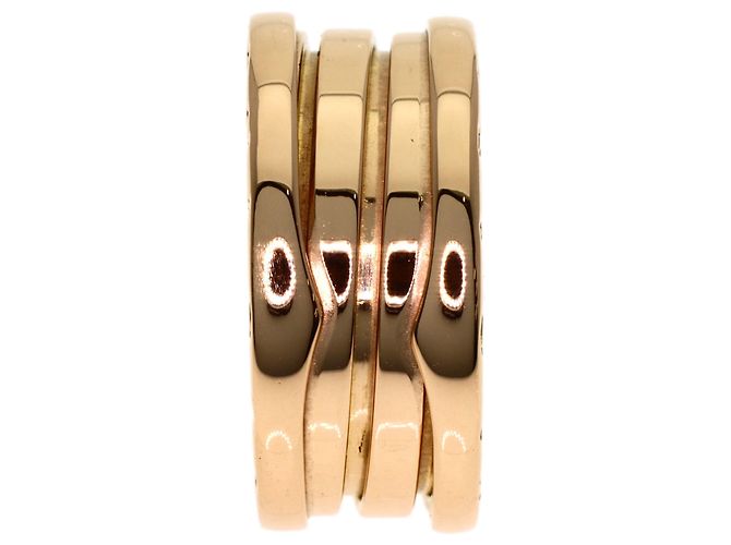 Bulgari Anello Bvlgari B-zero1 3-Band in oro rosa 18K - vista 3