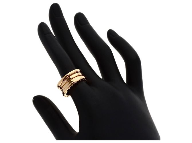 Bulgari Anello Bvlgari B-zero1 3-Band in oro rosa 18K - vista 5