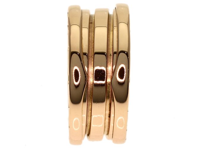 Bulgari Anello Bvlgari B-zero1 3-Band in oro rosa 18K - vista 6