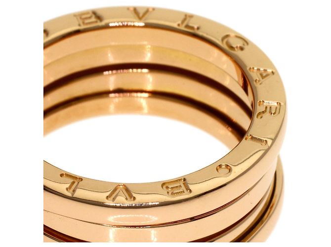 Bulgari Anello Bvlgari B-zero1 3-Band in oro rosa 18K - vista 7