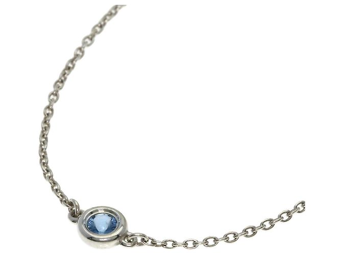 Bracciale con charm Tiffany & Co. in acquamarina - vista 2