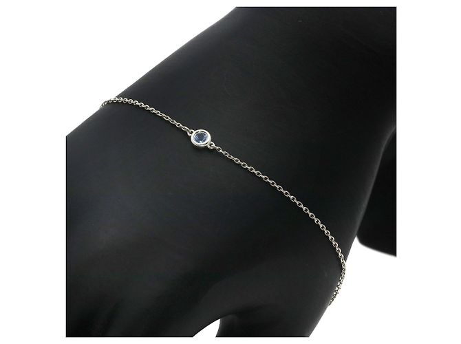 Bracciale con charm Tiffany & Co. in acquamarina - vista 5