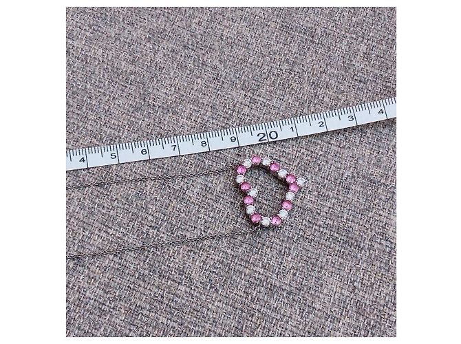Tiffany & Co. Collana Cuore Zaffiri Rosa e Diamanti Bianco - vista 9