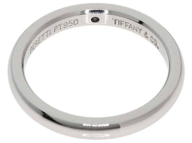 Anello a fascia in platino Tiffany & Co. - vista 4