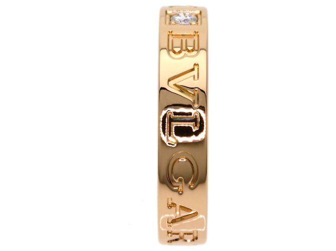 Bulgari Bvlgari Double Logo 1P Diamond Ring - Ansicht 3