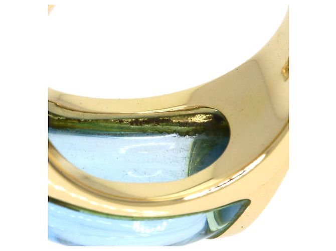 Bulgari Bvlgari Tronchetto Ring mit blauem Topas - Ansicht 12