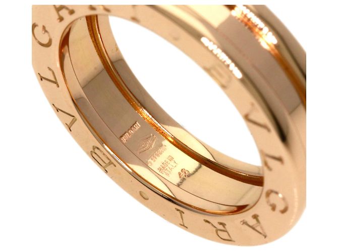 Bulgari Anello Bvlgari B-zero1 in oro rosa 18K - vista 5