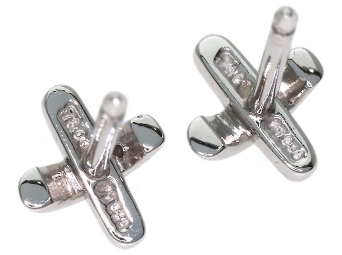 Orecchini a lobo in diamante e platino Tiffany & Co. - vista 3
