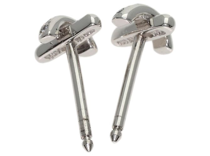 Orecchini a lobo in diamante e platino Tiffany & Co. - vista 7