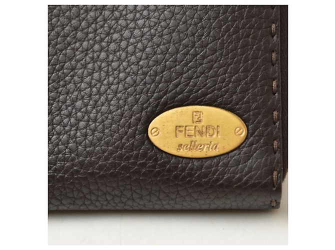 Fendi Long Selleria Leder-Münzbeutel - Ansicht 3
